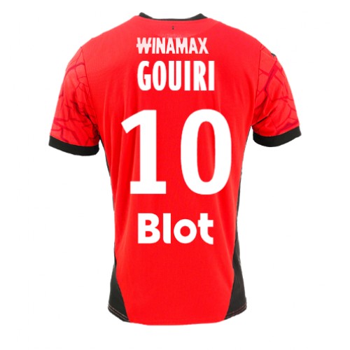 Fotbalové Dres Stade Rennais Amine Gouiri #10 Domácí 2024-25 Krátký Rukáv